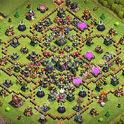 Base plan (layout), Town Hall Level 14 for trophies (defense) (#3641)