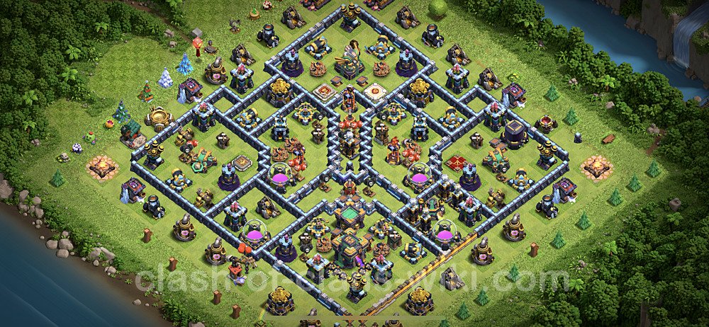 Anti Everything TH14 Base Plan with Link, Copy Town Hall 14 Design, #15