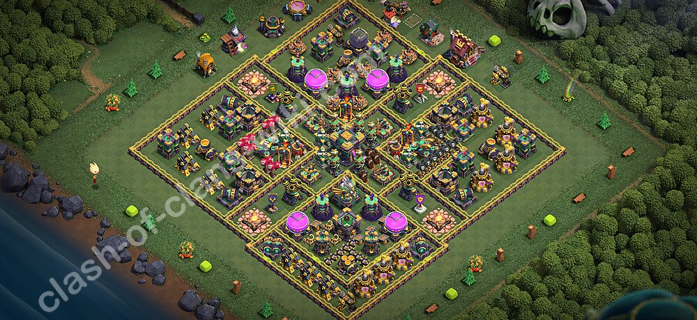Full Upgrade TH14 Base Plan with Link, Copy Town Hall 14 Max Levels Design 2026, #3369