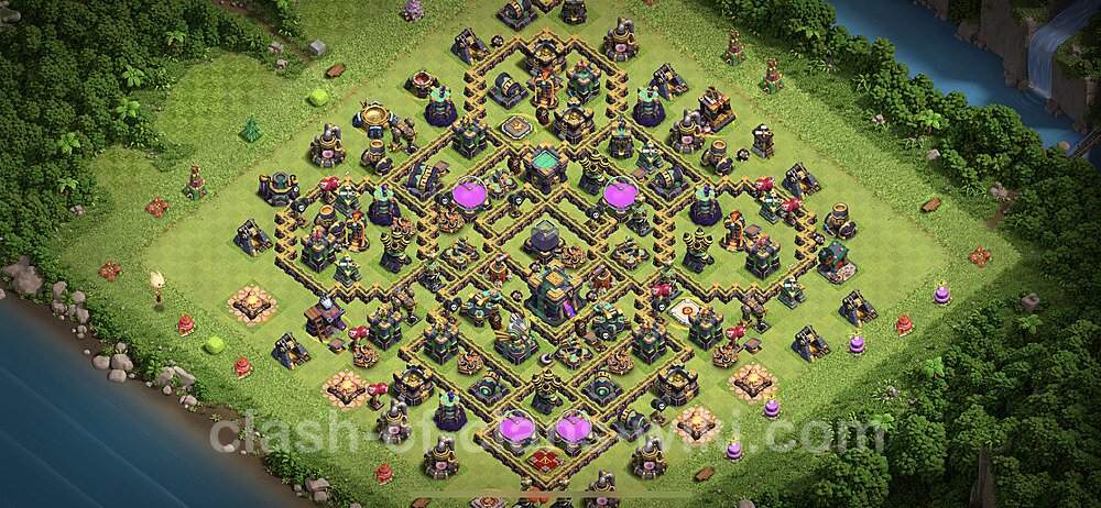 Anti Everything TH14 Base Plan with Link, Legend League, Copy Town Hall 14 Design 2023, #56