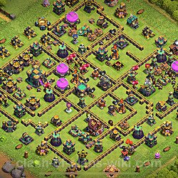 Base plan (layout), Town Hall Level 14 for farming (#40)