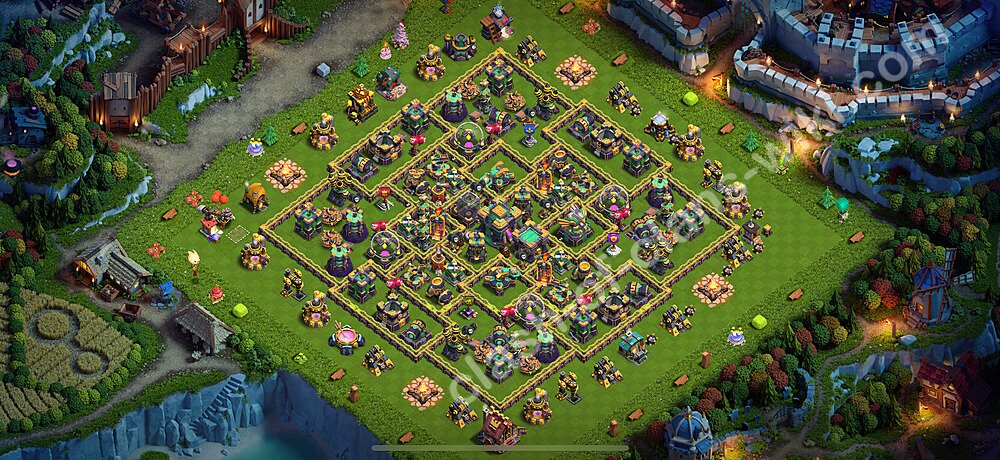 Base plan TH14 Max Levels with Link, Legend League for Farming 2025, #1542