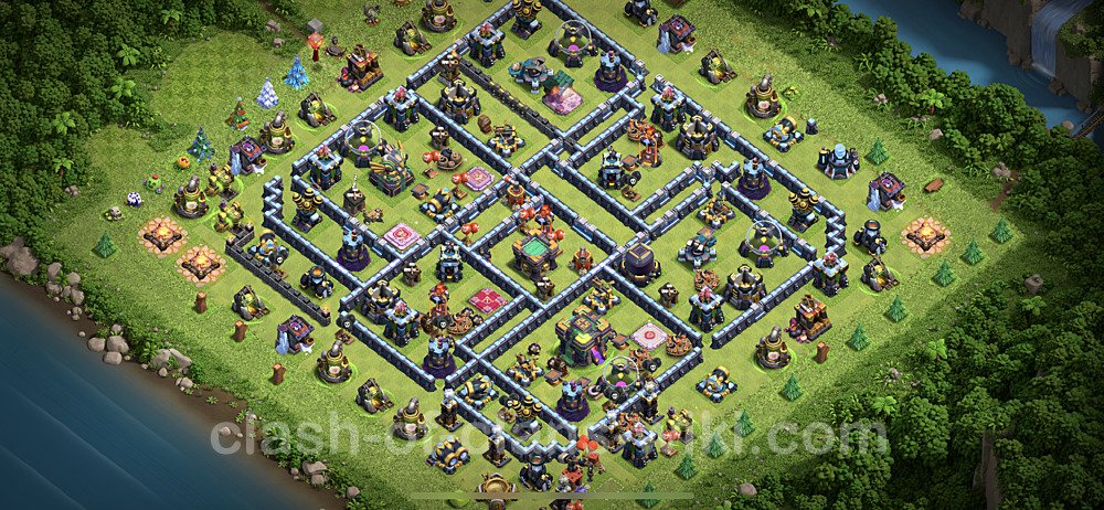 Base plan TH14 (design / layout) with Link, Hybrid, Anti Everything for Farming, #2