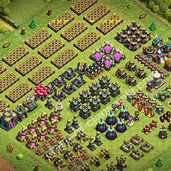 Base plan (layout), Town Hall Level 14 Troll / Funny (#3591)