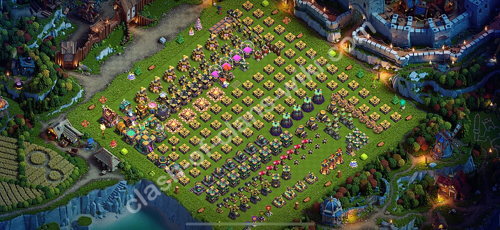 Top Troll Base HDV 14 + Lien (Link) 2026 - Funny Hôtel de Ville 14 Base Copier, #24