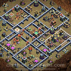 Base plan (layout), Town Hall Level 14 for clan wars (#104)