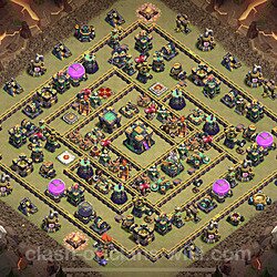 Base plan (layout), Town Hall Level 14 for clan wars (#112)