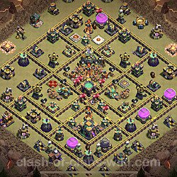 Base plan (layout), Town Hall Level 14 for clan wars (#113)