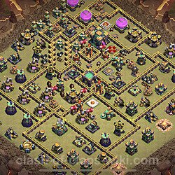 Die Anti 3 Sterne Clan War Base RH14 + Link 2023 - COC Rathaus Level 14 Kriegsbase (CK / CW), #1131