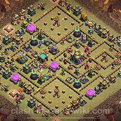Die Base Rathaus LvL 14 für Clan Krieg (#1164)