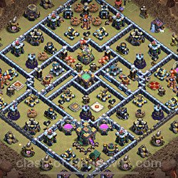 Base plan (layout), Town Hall Level 14 for clan wars (#12)