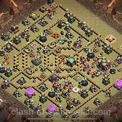 Base plan (layout), Town Hall Level 14 for clan wars (#135)