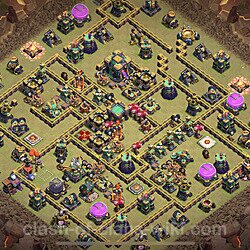 Base plan (layout), Town Hall Level 14 for clan wars (#138)