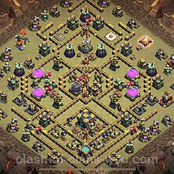 Base plan (layout), Town Hall Level 14 for clan wars (#140)