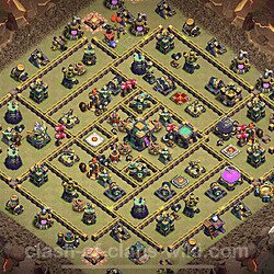 Base plan (layout), Town Hall Level 14 for clan wars (#147)