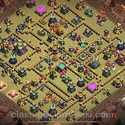 Die Base Rathaus LvL 14 für Clan Krieg (#1540)
