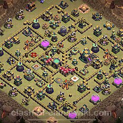 Die Anti 3 Sterne Clan War Base RH14 + Link 2023 - COC Rathaus Level 14 Kriegsbase (CK / CW), #172