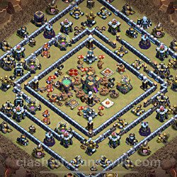 Base plan (layout), Town Hall Level 14 for clan wars (#2)