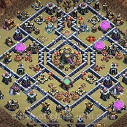 Base plan (layout), Town Hall Level 14 for clan wars (#20)