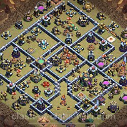 Base plan (layout), Town Hall Level 14 for clan wars (#25)