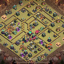Base plan (layout), Town Hall Level 14 for clan wars (#2712)