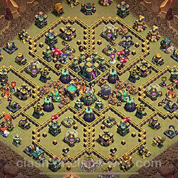 Base plan (layout), Town Hall Level 14 for clan wars (#2839)
