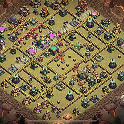 Непобедимая База ТХ 14 2026 Анти 2 Звезды для Лиги Войны Кланов (КВ / ЛВК) Скопировать, Анти Все, #3206