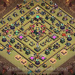 Base plan (layout), Town Hall Level 14 for clan wars (#33)