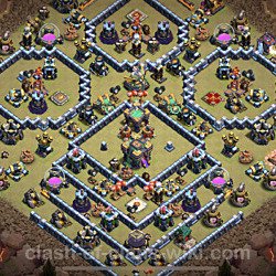 Base plan (layout), Town Hall Level 14 for clan wars (#34)