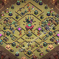 Base plan (layout), Town Hall Level 14 for clan wars (#3447)