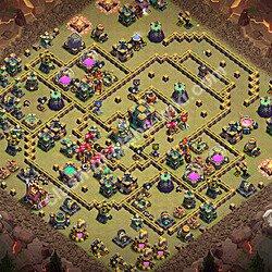 Base plan (layout), Town Hall Level 14 for clan wars (#3449)