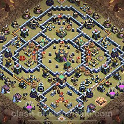 Base plan (layout), Town Hall Level 14 for clan wars (#35)