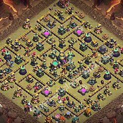Base plan (layout), Town Hall Level 14 for clan wars (#3509)