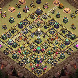 Base plan (layout), Town Hall Level 14 for clan wars (#3592)