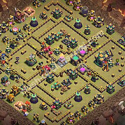 Base plan (layout), Town Hall Level 14 for clan wars (#3594)