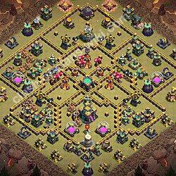 Base plan (layout), Town Hall Level 14 for clan wars (#3597)