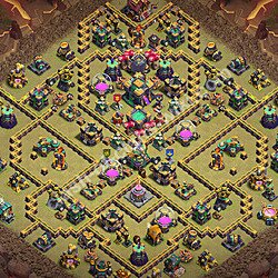 Base plan (layout), Town Hall Level 14 for clan wars (#3654)