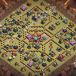 Base plan (layout), Town Hall Level 14 for clan wars (#3656)