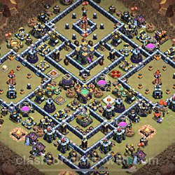 Base plan (layout), Town Hall Level 14 for clan wars (#38)
