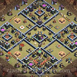 Base plan (layout), Town Hall Level 14 for clan wars (#46)