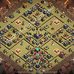 Die Anti 2 Sterne Clan War Base RH14 + Link, Hybrid 2026 - COC Rathaus Level 14 Kriegsbase (CK / CW), #46