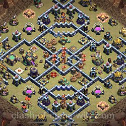 Base plan (layout), Town Hall Level 14 for clan wars (#50)