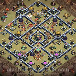 Base plan (layout), Town Hall Level 14 for clan wars (#51)