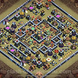 Base plan (layout), Town Hall Level 14 for clan wars (#52)