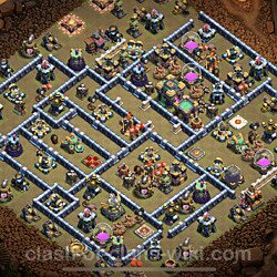 Base plan (layout), Town Hall Level 14 for clan wars (#54)