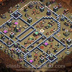 Base plan (layout), Town Hall Level 14 for clan wars (#55)