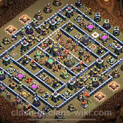 Base plan (layout), Town Hall Level 14 for clan wars (#78)