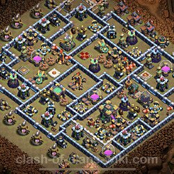 Base plan (layout), Town Hall Level 14 for clan wars (#81)