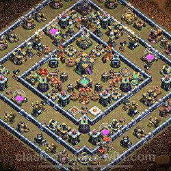 Base plan (layout), Town Hall Level 14 for clan wars (#87)