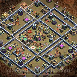 Base plan (layout), Town Hall Level 14 for clan wars (#91)